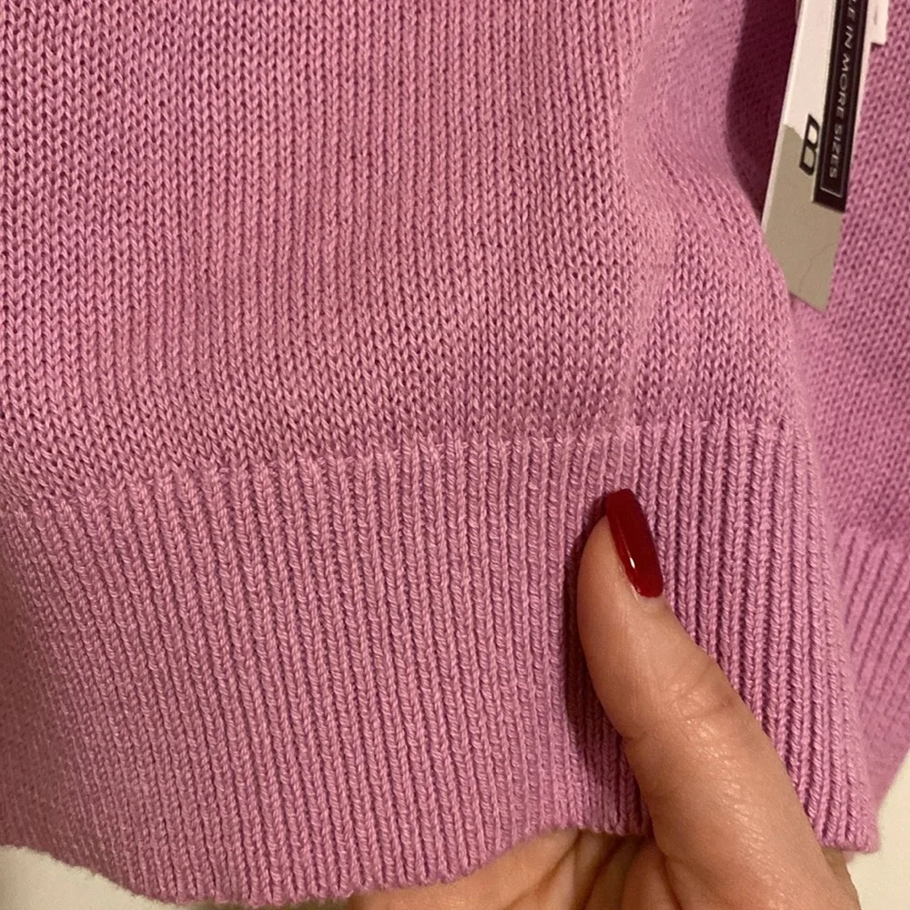 🎀 5/$20 🎀 NWT Bp Knit Crochet Tank Top Tulip size in purple tulip - Picture 4 of 13